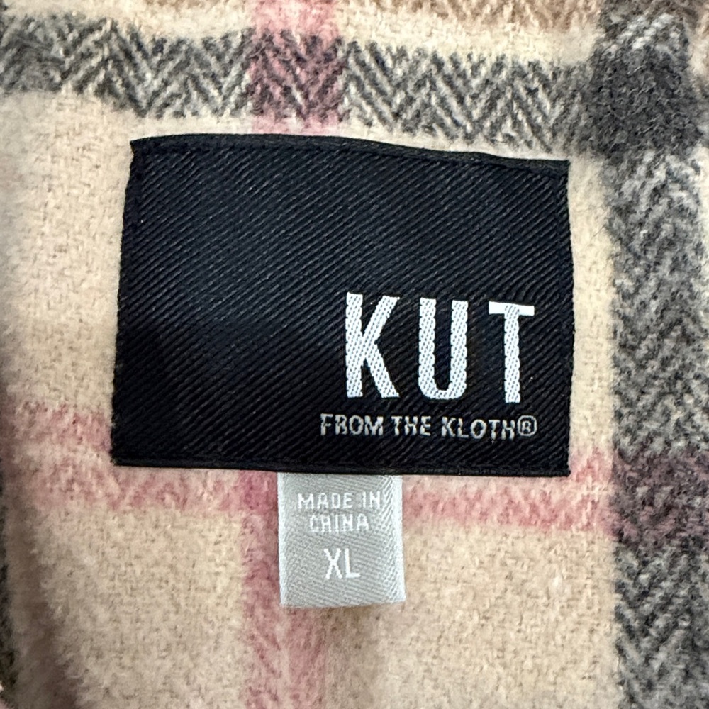 KUT From theKloth ,size XL,Plaid Button-Up Jacket - Picture 3 of 17